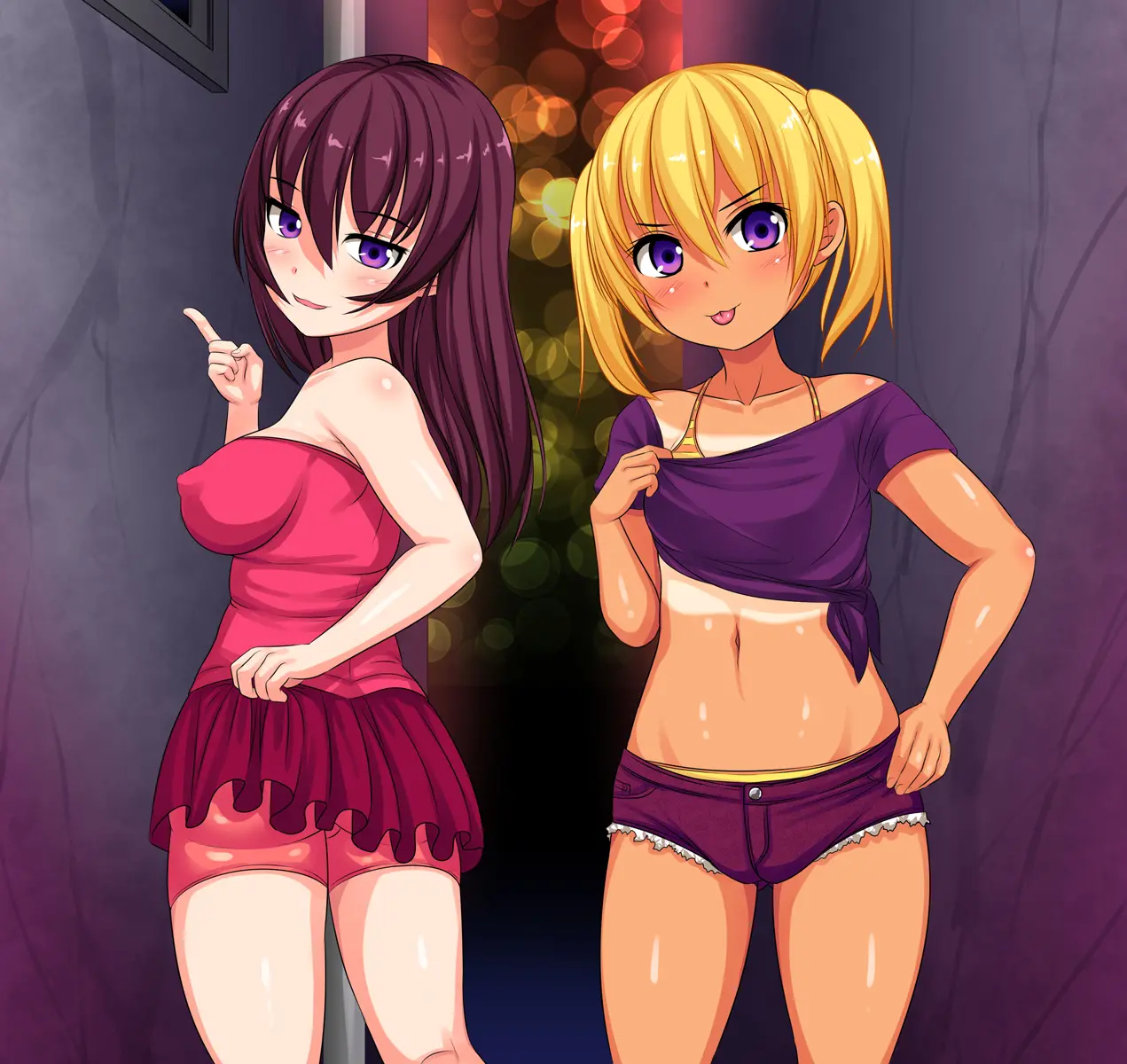 Oyajigari Ni Shippai Shita Loli Shimai Ga Kichiku Choukyou De Botebara Nikubenki Ni Sarechau Ohanashi | 아저씨 사냥에 실패한 로리자매가 귀축조교로 육변기 취급당하는 이야기